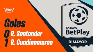 Real Santander vs Real Cundinamarca goles  Torneo BetPlay Dimayor 20242  Fecha 2 [upl. by Darahs513]