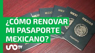 ¿Cómo puedo renovar mi pasaporte mexicano [upl. by Ihpen]