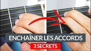 ENCHAÎNER les accords de guitare PLUS FACILEMENT [upl. by Llert]