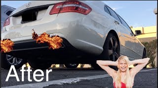 LOUD MercedesBenz E350 Exhaust MagnaFlow [upl. by Artemahs]