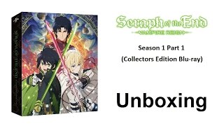 Unboxing Seraph of the End  Season 1 Part 1 Collectors Edition Bluray HD [upl. by Iggam]