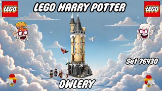 LEGO Build amp Review Hogwarts Owlery 76430  Magical Details Uncovered [upl. by Onabru]