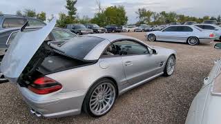 CarlssonModified 2003 MercedesBenz SL55 AMG The MB Market [upl. by Adnole]