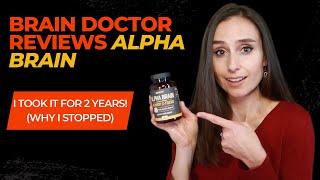 Does Alpha Brain make you LIMITLESS NEUROLOGIST reviews [upl. by Essy]