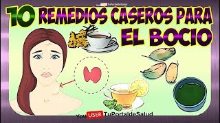 Bocio Inflamacion de Tiroides  10 Remedios Caseros para el Bocio😯🙎‍♀️ 🙎‍♂️ [upl. by Beverly]