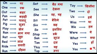 Word meaning Hindi to English youtubeshort english englishgrammar [upl. by Anaxor631]