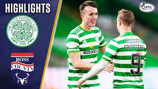 Celtic 20 Ross County  Turnbull and Griffiths Net in Comfortable Win  Scottish Premiership [upl. by Tsenrae238]