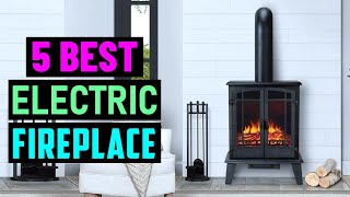 Top 5 Best Electric Fireplaces in 202425 [upl. by Annaoj]