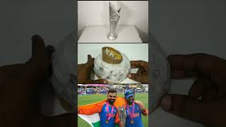 How to make T20 World Cup Trophy from Cardboard and paper Easy to make [upl. by Eive664]