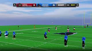 UFA San Diego Cruisers 40 vs Mexico City Aztecs 22 [upl. by Lleksah741]