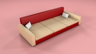 SpeedArt Sofa Cinema 4D [upl. by Uttasta]