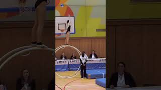 Bavarian Champinships 2023 in gymwheel Amelie Hammer gym gymtime competition vault [upl. by Nygem]