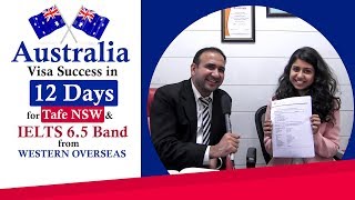 Australia Visa in just 12 Days  For Tafe NSW [upl. by Willyt]