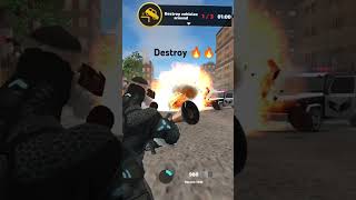 Destroy 🔥∆gamespolice cargamingshorts [upl. by Blayze]