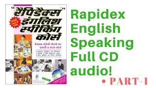 Rapidex english speaking course Part 1 [upl. by Bing704]