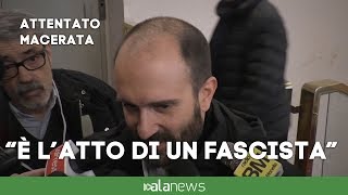 Macerata Orfini “E’ l’atto di un fascista ma non strumentalizziamo” [upl. by Aneahs983]