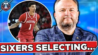 Sixers DRAFTING 70 SHOOTER with ELITE Athleticism  Sixers News [upl. by Gemini249]