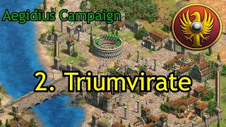 2 Triumvirate  Aegidius  AoE2 DE Custom Campaign [upl. by Sherr187]