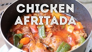 How to Cook Chicken Afritada [upl. by Anawat697]