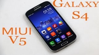 Galaxy S4 I9500  Official MIUI V5 Rom  How to install [upl. by Mihar]