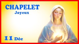 CHAPELET 🎄 Lundi 11 Décembre 🙏 Mystères Joyeux avent [upl. by Atelokin788]