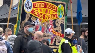 Demonstration at Trafalgar Square [upl. by Orimar464]