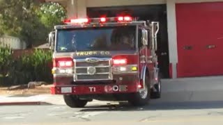 Truck 1 Contra Costa County Fire responding [upl. by Novar]