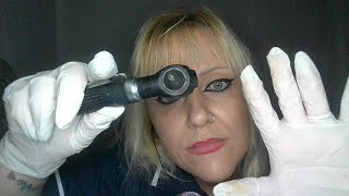 ASMR OTOSCOPE EXAMEaracheInfection [upl. by Orsay]