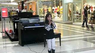 Geena Geneza singing at Oakridge Mall  Superstar Feb2109 [upl. by Norabal]