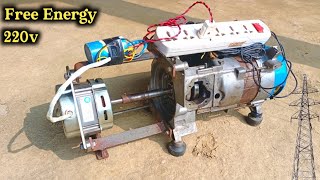 Make Free Energy Generator Easily Generate 220v Electricity [upl. by Rudelson]