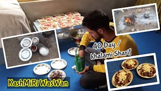 Kashmiri Wazwan  Day 40 Khatmi Sharif  Kashmiri Wazwan Dishes  explore Kashmiri Wazwan Vlog [upl. by Haceber]