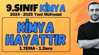 9Sınıf KİMYA  1TEMA  Kimya Hayattır  20242025 Yeni Müfredat [upl. by Evadnee444]