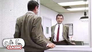 Mr Beans MIRROR MADNESS  Mr Bean The Movie  Classic Mr Bean [upl. by Oinoitna814]