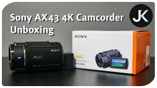 Sony AX43 4k Camcorder Unboxing and AX33 SidebySide Comparison [upl. by Beverlie]