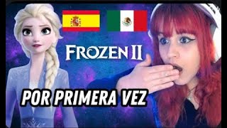 ESPAÑOLA Reacciona ❄️ FROZEN 2  MUCHO MAS ALLA CastellanoLatino [upl. by Garap576]