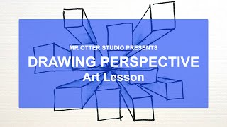 Drawing One Point Perspective Lesson [upl. by Ayotel859]