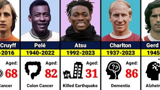 Best Footballers Who Have DIED in Every Year 19792024 [upl. by Arbas957]