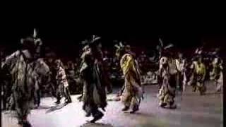 Powwow Mens Team Grass Dancing  Native American Indian 1 [upl. by Ominorej]