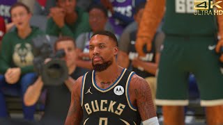 NBA 2K25 PS5 Miami Heat vs Milwaukee Bucks 4K ULTRA HD  GODLIKE QUALITY [upl. by Atikahc]