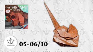 050610  Mouse Part 2 Body  Easy ORIGAMI Calendar 2024 [upl. by Nager]