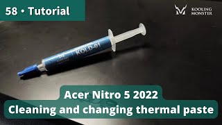 Speed Up Your Acer Nitro 5 2022  Prevent Overheating With Dust Cleaning amp New Thermal Paste [upl. by Der]