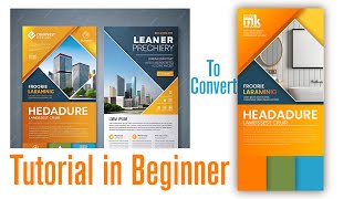 leaflet design for beginner [upl. by Fritz947]