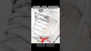 Nike SB Dunk High x Antihero quotwolf greyquot nike sneakers fashion collection copordrop [upl. by Assenay]