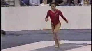 Dominique Moceanu  1998 World Professional Championships Day 1  Vault 2 [upl. by Towrey]