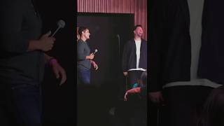 Martin Amini brings me up for a joke 😅 standupcomedynight charlottenc mexicancomedy fypシ゚viral [upl. by Yoral69]