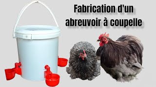 COMMENT fabriquer un abreuvoir à coupelle [upl. by Amlas]