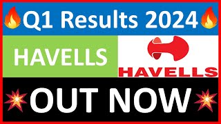 HAVELLS q1 results 2024  HAVELLS q1 results  HAVELLS Share News  HAVELLS Share latest news [upl. by Ingham]