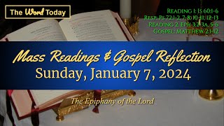 Todays Catholic Mass Readings amp Gospel Reflection  Sunday January 7 2024 [upl. by Levania]