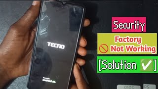 Tecno Spark 7 Pro BF7 Factory Reset Not Working Hard Reset Fail Not 🚫 Working Solution✅ [upl. by Ardnasak419]