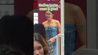 NADINE LUSTRE MEET amp GREET 💕 EFFORTLESS ANG GANDA NYA nadinelustre spotted [upl. by Lassiter]